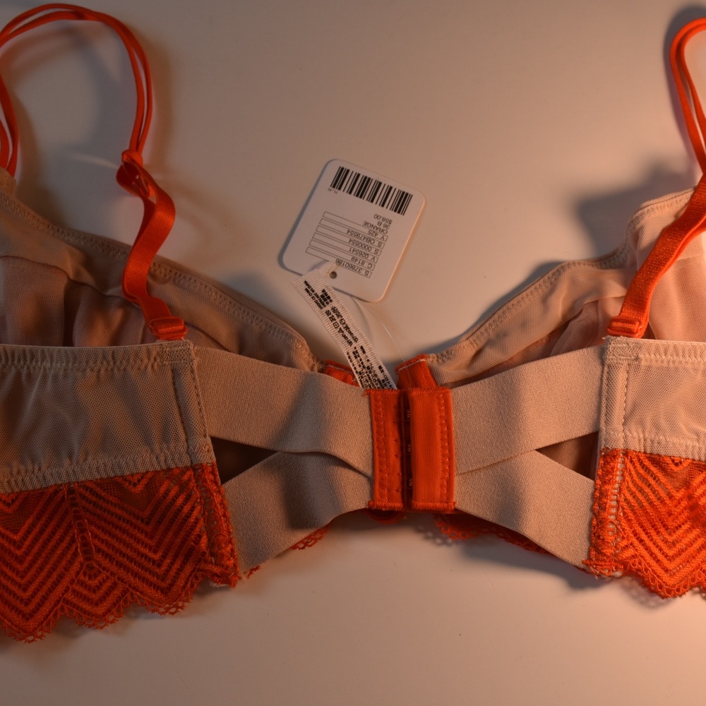 💕SOLD💕 FP 36B NWT Heatbeats Underwire Orange - Picture 3 of 8